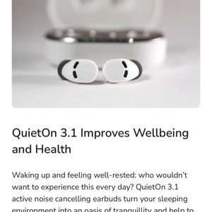 Quieton sleeping earbuds